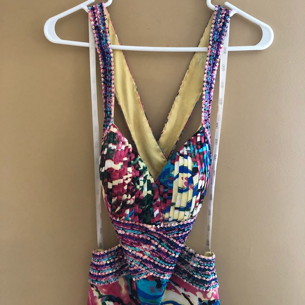 Cache Colorful Formal Dress, Size 2 (EUC)